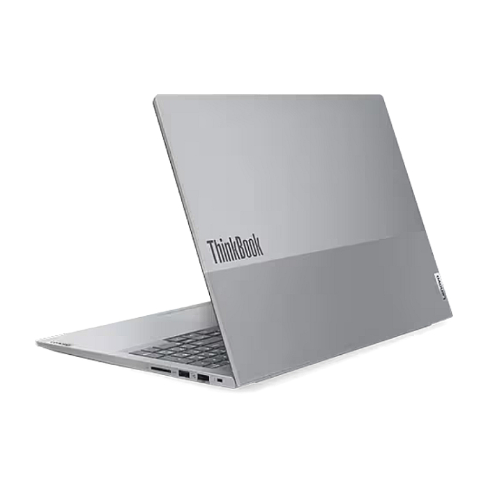 Lenovo ThinkBook 16 G6 Intel Core i5-1335U (up to 4.6GHz, 12MB), 16GB DDR5 5200MHz, 512GB SSD, 16" WUXGA (1920x1200) IPS AG, Intel Iris Xe Graphics, 1080p&IR Cam, WLAN, BT, Backlit KB, FPR, Arctic Grey, DOS, 3Y (тъмнейл - 2)