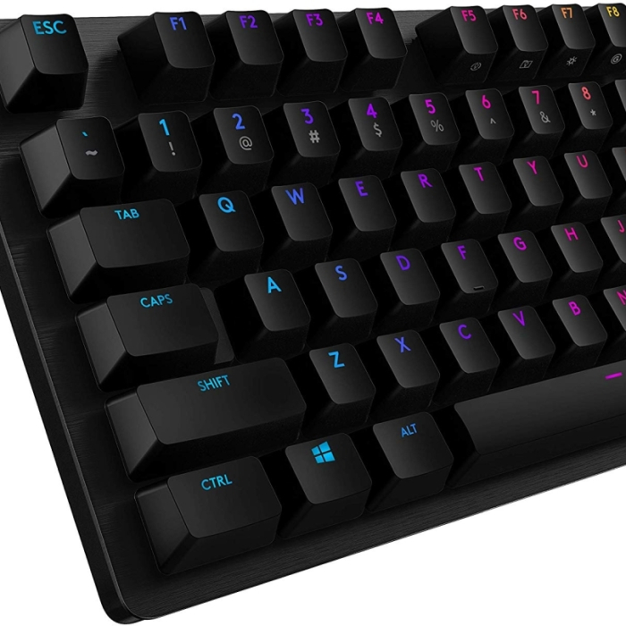 Logitech G512 Keyboard, GX Brown Tactile, Lightsync RGB, USB Passthrough Data/Power, Alumium Alloy, Game Mode, Black Carbon (тъмнейл - 2)