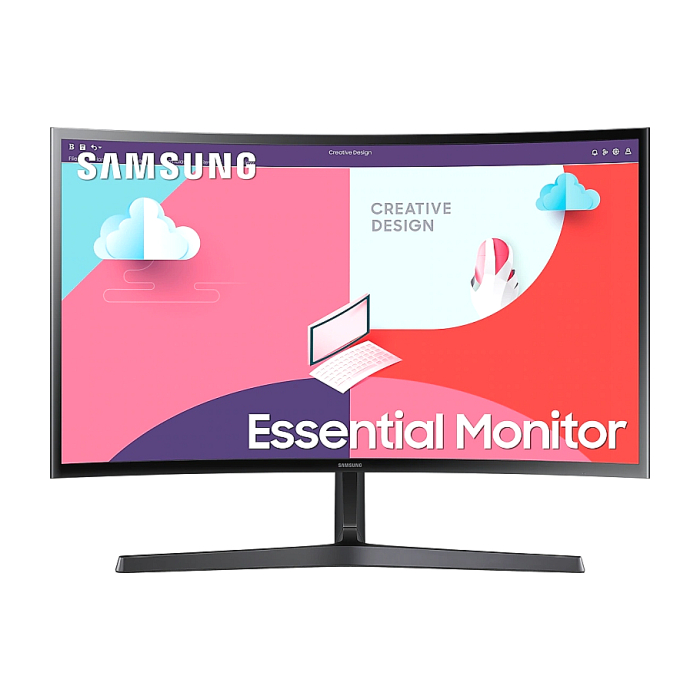 Samsung LS27C366EA, 27" Curved VA LED, 75 Hz, 5 ms GTG, 1920x1080, 250cd/m2, D-Sub, HDMI 1.4, Black на супер цена