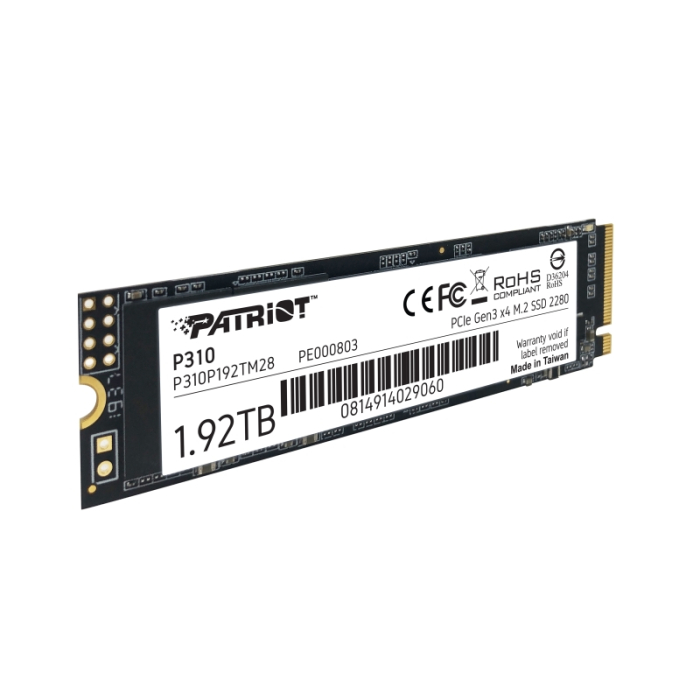 Patriot P310 1.92TB M.2 2280 PCIE (тъмнейл - 2)