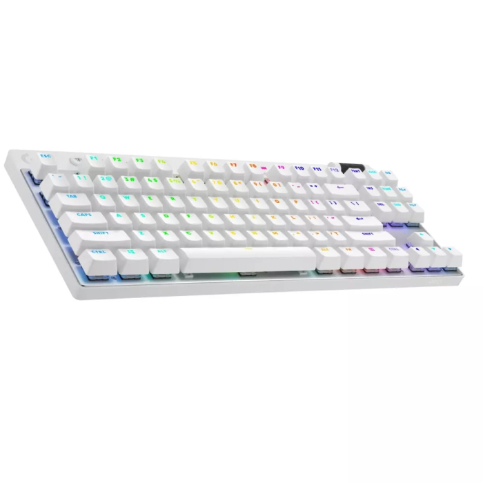 Logitech G PRO X TKL LIGHTSPEED Gaming Keyboard - WHITE - US INT'L - 2.4GHZ/BT - N/A - EMEA28-935 - TACTILE на супер цена