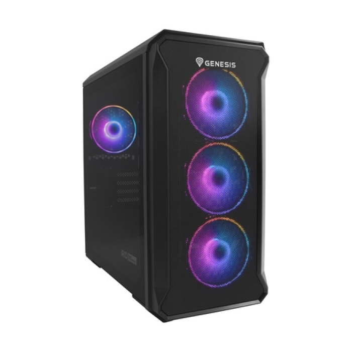 Genesis PC Case Irid 503 ARGB V2 MATX Mini Tower Window, Black на супер цена