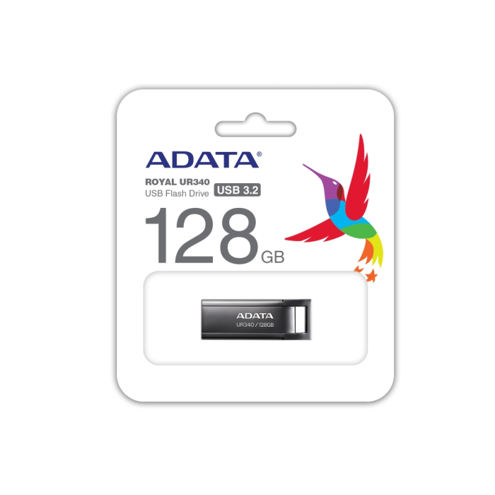 ADATA UR340 128GB USB 3.2 Black (тъмнейл - 4)