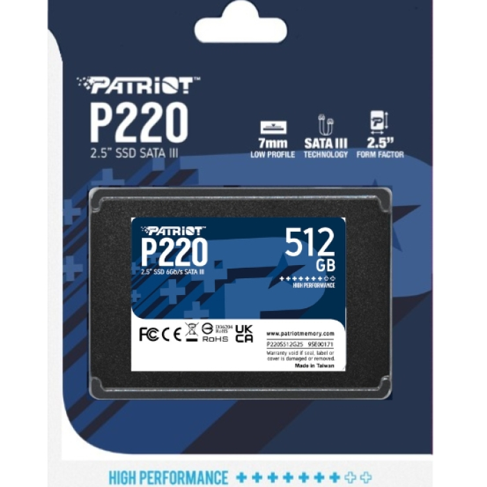 Patriot P220 512GB SATA3 2.5 (тъмнейл - 4)