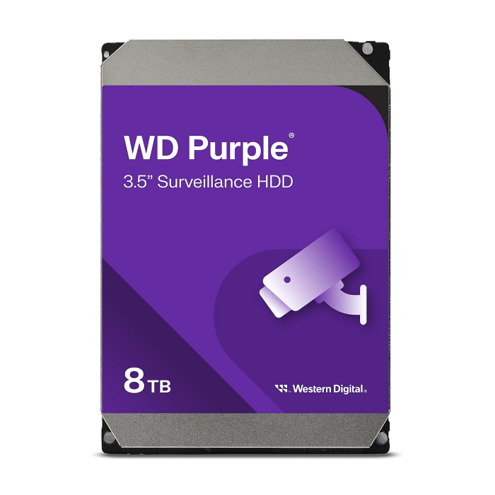 Western Digital Purple 8TB ( 3.5",128MB, 5640 RPM, SATA 6Gb/s ) на супер цена