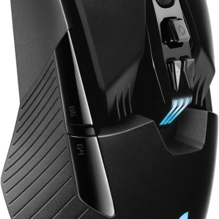 Logitech G903 Wireless Mouse, Lightsync RGB, Lightspeed Wireless, HERO 25K DPI Sensor, 400 IPS, Programmable Buttons, 10g Optional Weight, 110g, Black (тъмнейл - 3)