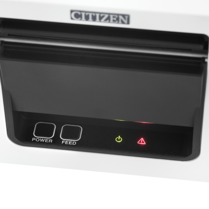 Citizen CT-E351 Printer; Ethernet, USB, Pure White (тъмнейл - 4)