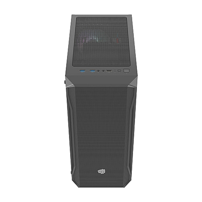 Fury PC Case Shobo SH4 RGB Midi Tower, Window, Black (тъмнейл - 3)