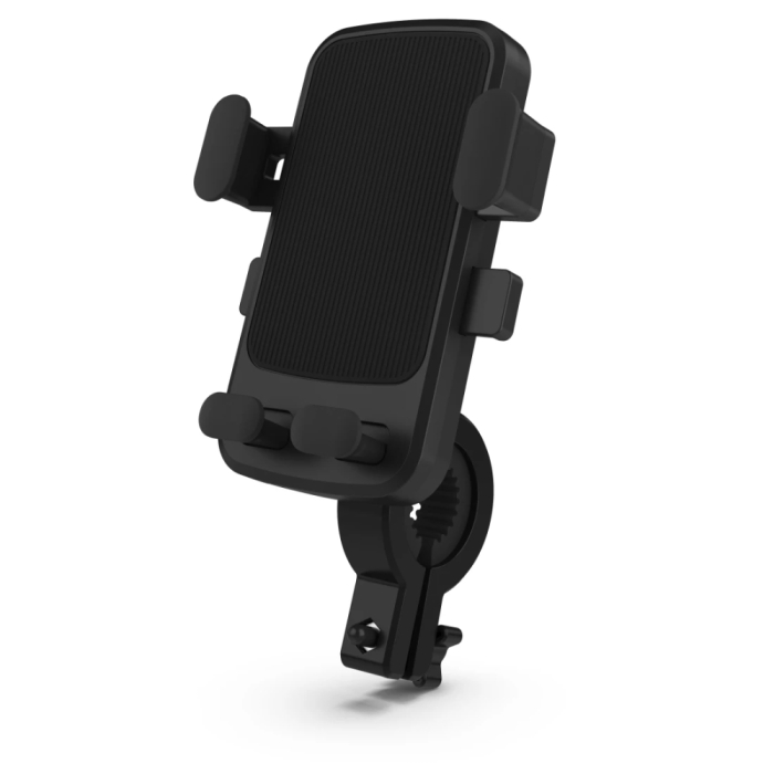 Sharp Phone Holder, Universal phone sizes - 4.7 to 6.5 inches, Shock protection, 360 degree rotation to use the screen horizontally or vertically