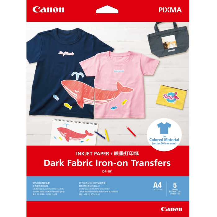 Canon Dark Fabric Iron-on Transfers A4 на супер цена