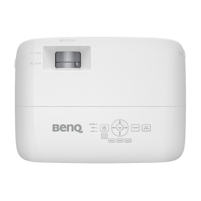 BenQ MX560, DLP, XGA (1024x768), 20000:1, 4000 ANSI Lumens, 1.1X, 3D, Auto Vertical Keystone, Anti-Dust Sensor, HDMI x2, VGA, VGA out, S-video, RCA, USB-A 5V/1.5A, Audio in/out, 10W Speaker, Lamp Life up to 15,000 hrs, Qcast ready, 2.3kg, White (тъмнейл - 4)