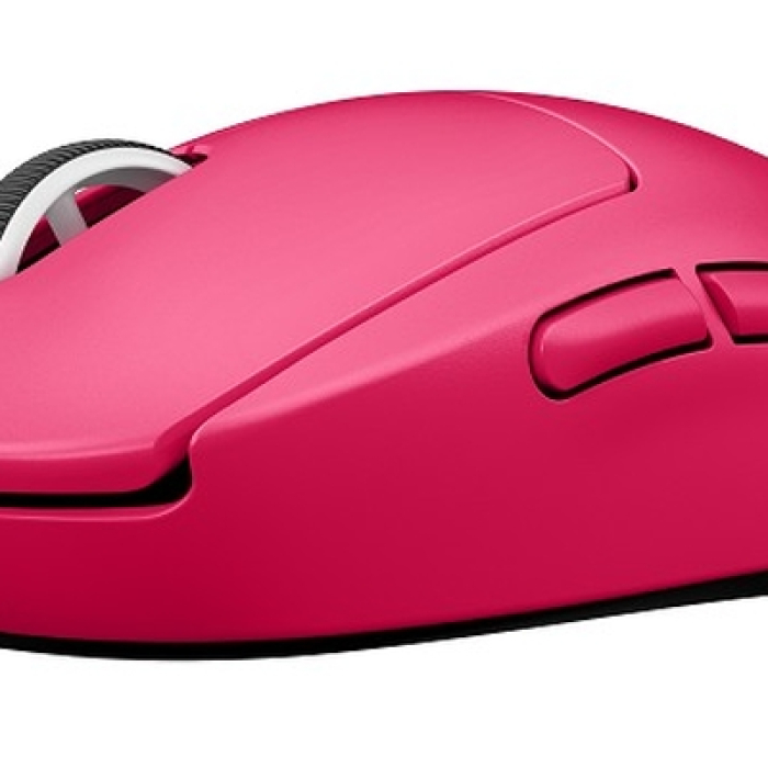 Logitech G Pro X Superlight Wireless Mouse, Lightspeed Wireless 1ms, HERO 25K DPI Sensor, 400 IPS, Onboard Memory, >63g, Magenta (тъмнейл - 2)