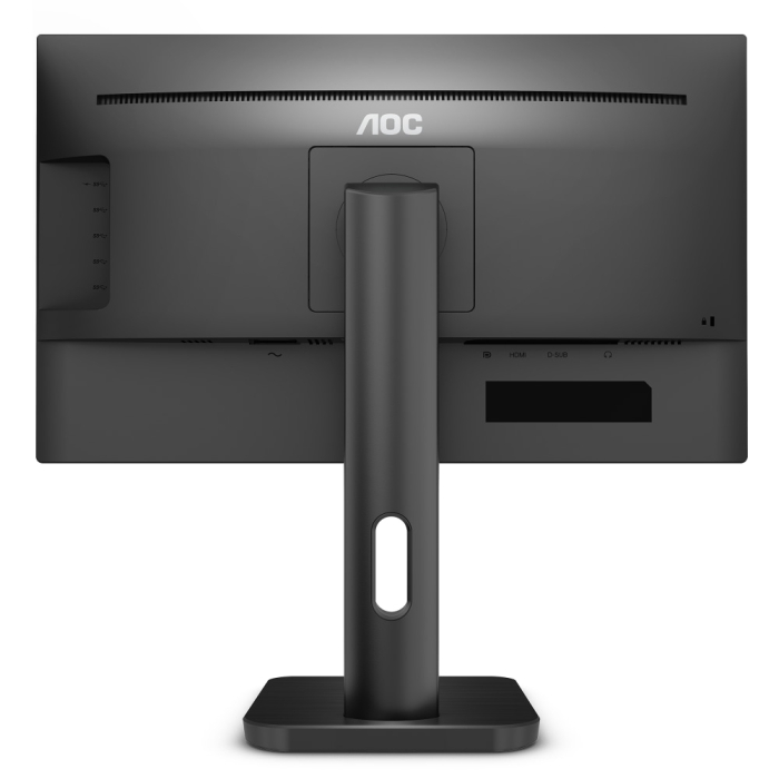 AOC 22P1D, 21.5" Wide TN LED, 2 ms, 1000:1, 50M:1 DCR, 250 cd/m2, FHD 1920x1080@60Hz, FlickerFree, Low Blue Light, Pivot, Heigh Adjust, D-Sub, DVI, HDMI, Headphone Out, Speakers, Black (тъмнейл - 3)