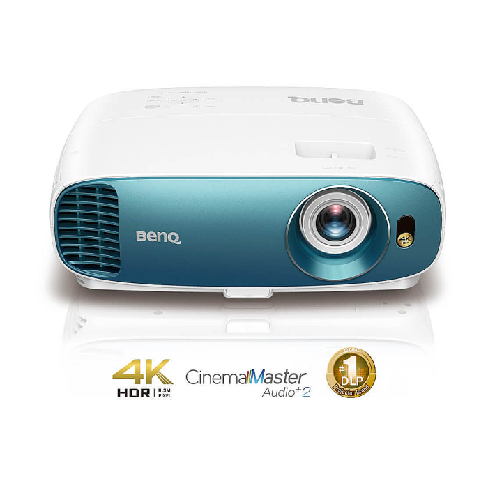 BenQ TK800M, Projector for Sports Fans, 4K HDR, DLP, 4K UHD (3840x2160), 10 000:1, 3000 ANSI Lumens, Zoom 1.1x, 96% Rec.709 Coverage, VGA, HDMI x2, USB Type A (1.5A), Audio In/Out, HDR10, Football & Sport Modes, Auto Keystone, 4.2kg, White (тъмнейл - 3)