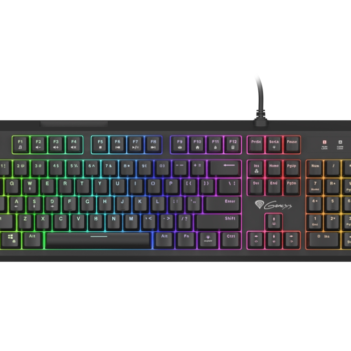 Genesis Hybrid Switch Gaming Keyboard Thor 150 RGB Backlight US Layout