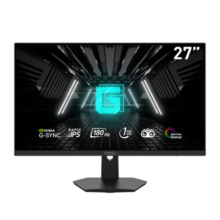 MSI G274F, 27", 180Hz, Rapid IPS, 1ms, 1920x1080 FHD, Nvidia G-sync compatible, Night Vision, Anti-Flicker, Less Blue Light, 250 nits, 1000:1, 100M:1, 2x HDMI, 1x DP, 1x Earphone out, Tilt, Console mode, Frameless, Vesa 75, Windows 11 Auto HDR suppor на супер цена