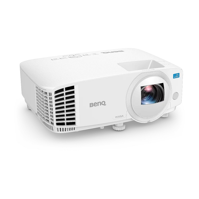 BenQ LW500ST DLP, WXGA, Brightness 2000AL; High contrast 100,000:1; LED light source; Throw ratio: 0.72 ~ 0.87; 20,000 hrs life; Noise level: 28 dB (Eco mode); HDMI x 2; 2D keystone, Corner fit, Screen Fill (4:3 XGA EDID) (тъмнейл - 3)