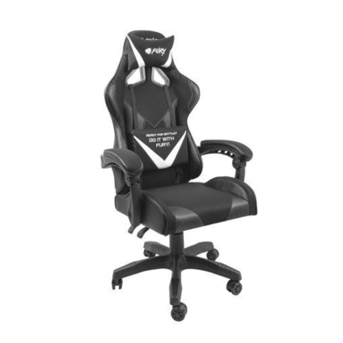 Fury Gaming Chair Avenger L Black-White на супер цена