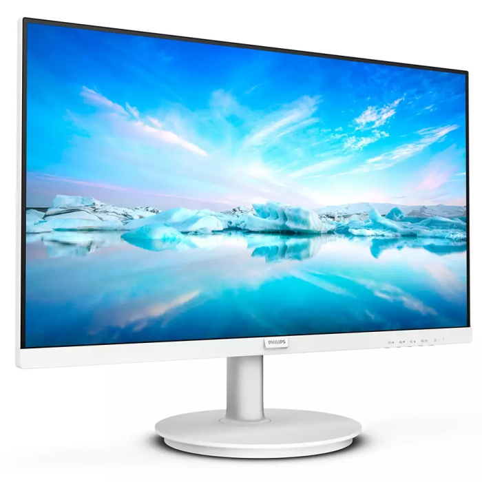 Philips 271V8AW, 27" IPS WLED, 1920x1080@75Hz, 4ms GtG, 250cd m/2, 1000:1, Mega Infinity DCR, Adaptive Sync, FlickerFree, Low Blue Mode, 2Wx2, Tilt, D-SUB, HDMI, White (тъмнейл - 2)