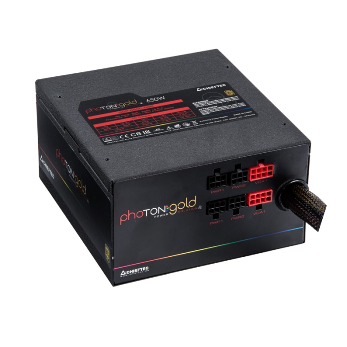 Chieftec Photon Gold RGB 650W (тъмнейл - 1)