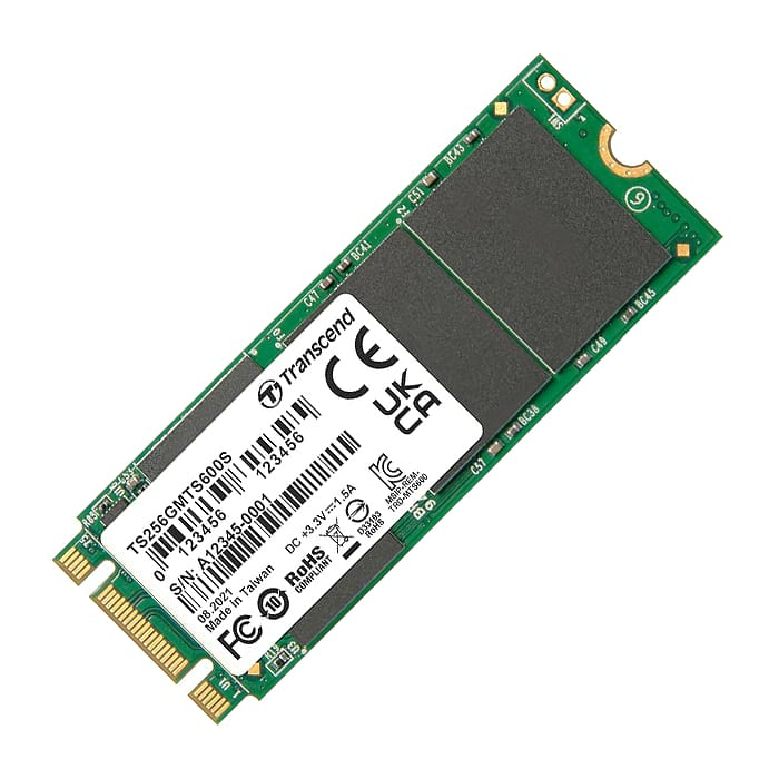 Transcend 64GB, M.2 2260 SSD, SATA3 B+M Key, MLC