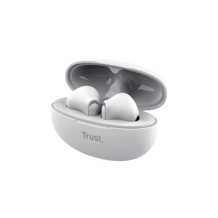 TRUST Yavi Bluetooth ENC Earphones White (тъмнейл - 2)