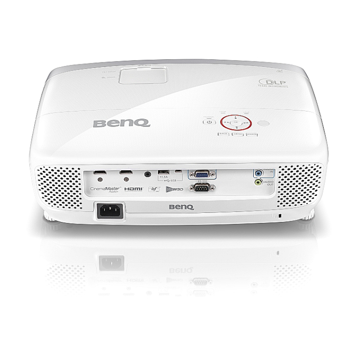 BenQ W1210ST, Gaming Short Throw, DLP, 1080p (1920x1080), 15 000:1, 2200 ANSI Lumens, VGA, HDMI, Speaker 2x10W, Audio In/Out, RS232 , Cinematic Color, Rec.709, 16.67ms low input lag, Game Mode, 3D Ready, Zoom Ratio 1.3, up to 7000 hours, White (тъмнейл - 4)