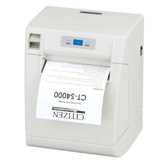 Citizen CT-S4000 Printer; USB, Ivory White (тъмнейл - 1)