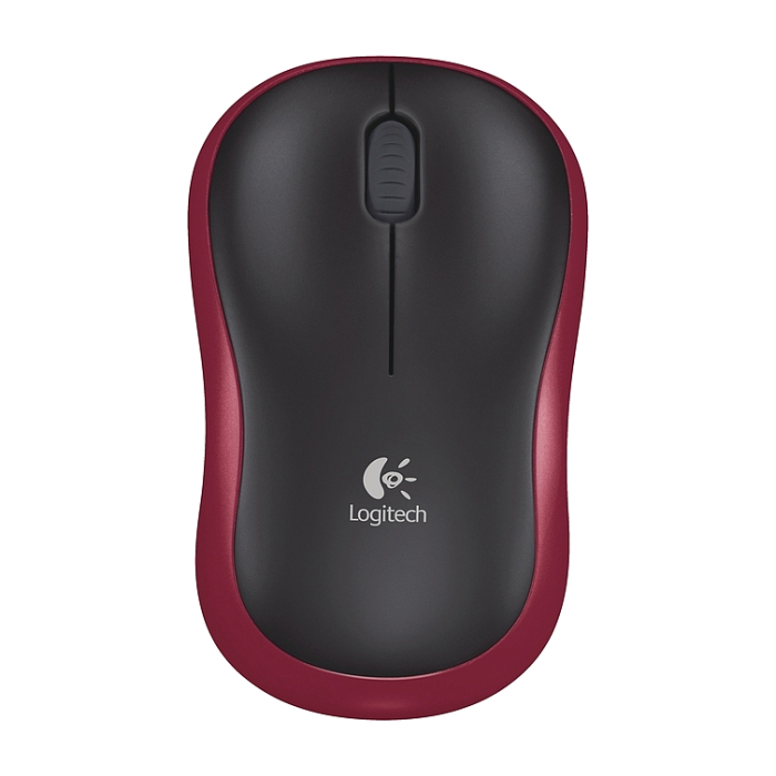 Logitech Wireless Mouse M185 Red на супер цена