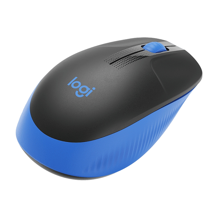 Logitech M190 Full-size wireless mouse - BLUE - 2.4GHZ - N/A - EMEA - M190 (тъмнейл - 3)