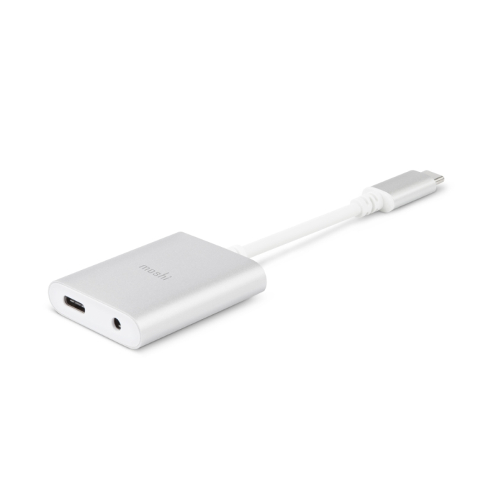 Moshi USB-C Digital Audio Adapter with Charging, Silver на супер цена