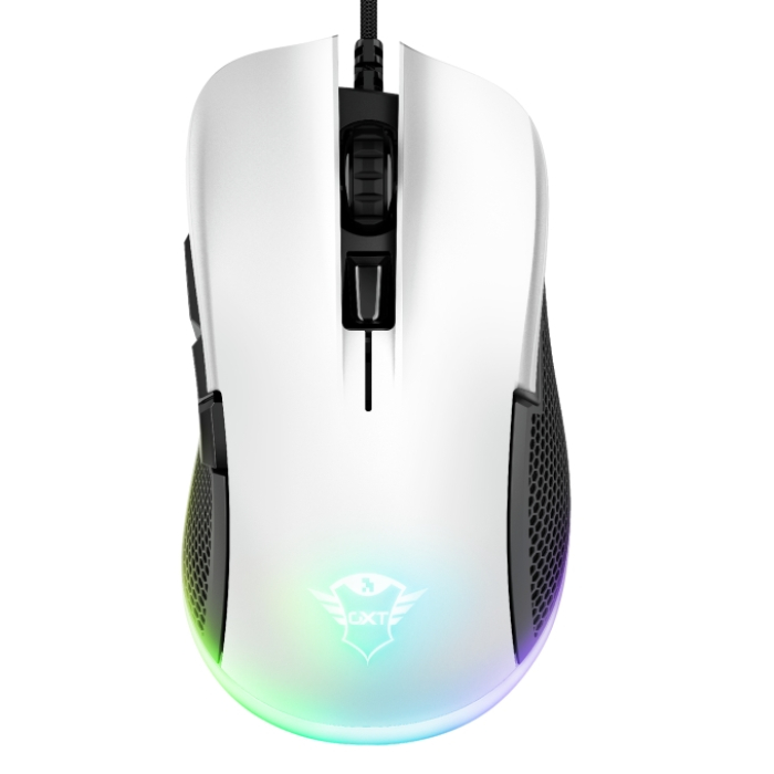 TRUST GXT 922 Ybar RGB Gaming Mouse White (тъмнейл - 3)