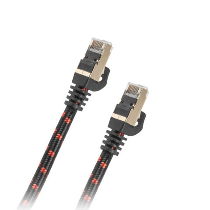 Кабел - Genesis Patchcord Cat.7E Sftp 5M Black на супер цена