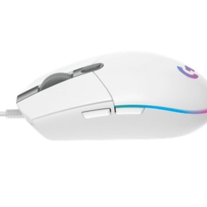 Logitech G102 Mouse, Lightsync RGB, 8000 DPI, 6 Programmable Buttons, White (тъмнейл - 3)