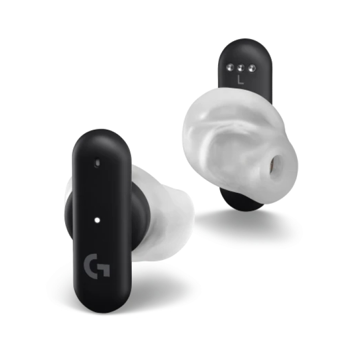 Logitech FITS True Wireless Gaming Earbuds - BLACK - 2.4GHZ/BT - PLUGA - EMEA28-935 - EMEA на супер цена