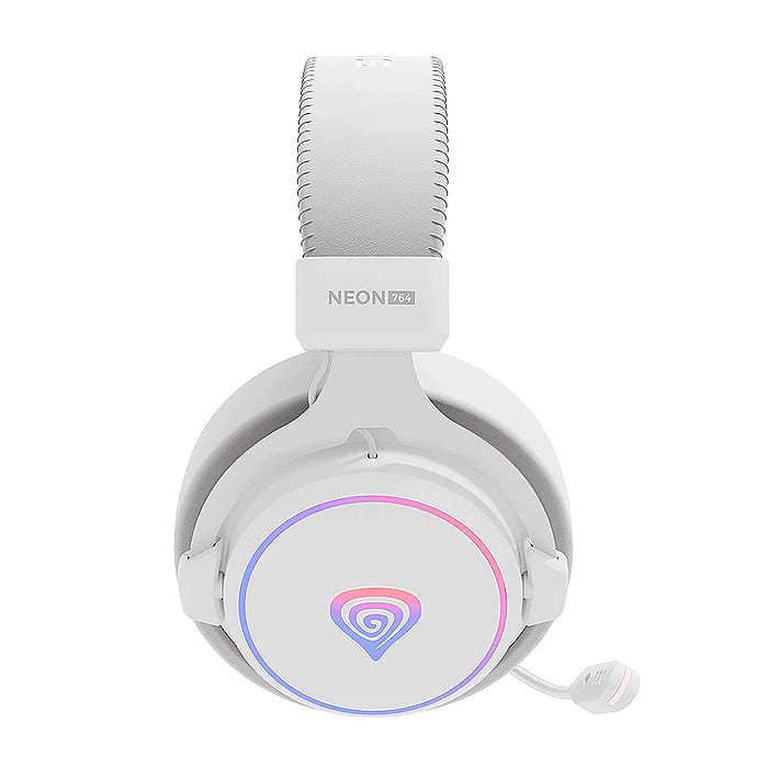 Genesis Headset Neon 764 with microphone, RGB illumination, USB, White на супер цена