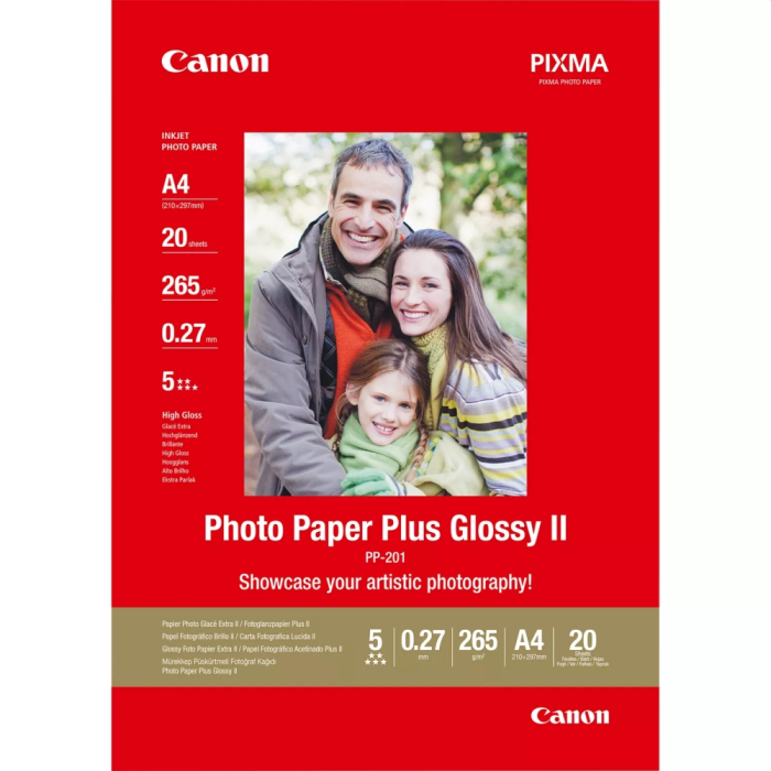 Canon Plus Glossy II PP-201, A4, 20 sheets на супер цена