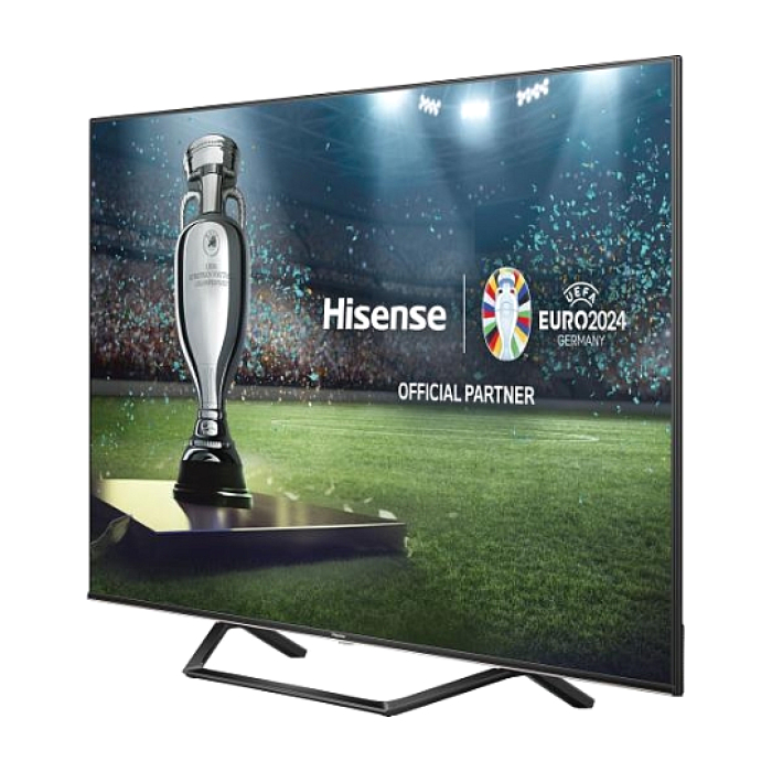 Hisense 43" A7NQ, 4K Ultra HD 3840x2160, QLED, FALD, Quantum Dot, HDR 10+, HLG, Dolby Vision, Dolby Atmos, Smart TV, WiFi 5GHz, WiFi Direct, BT, Anyview Cast, 3xHDMI, 2xUSB, LAN, CI+, DVB-T2/C/S2, Black (тъмнейл - 2)