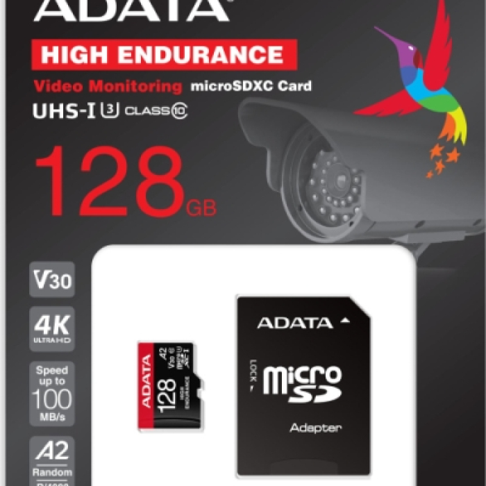 ADATA 128GB MicroSDXC UHS-I U3 V30S High (with adapter) (тъмнейл - 1)