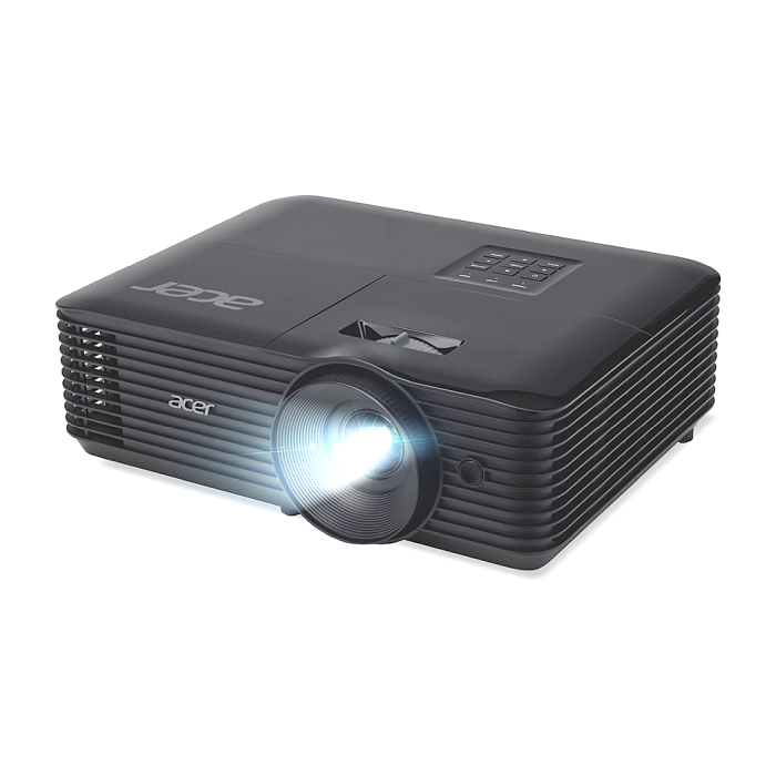 Acer Projector X1228i, DLP, XGA (1024x768), 4800 ANSI Lm, 20 000:1, 3D, Auto keystone, HDMI, WiFi, VGA in, USB, RCA, RS232, Audio in/out, DC Out (5V/1A), 3W Speaker, 2.7kg, Black + Acer Nitro Gaming Mouse Retail Pack (тъмнейл - 1)