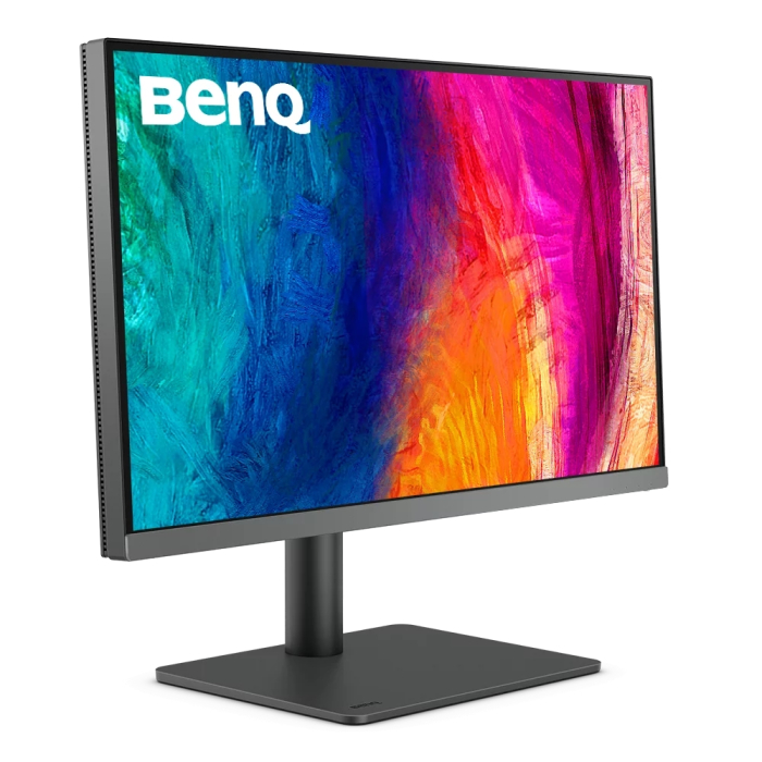 BenQ PD2706U, 27" IPS LED, 5ms,3840x2160 4K UHD, Designer, AQCOLOR, 95% P3, 99% Rec.709, 99% sRGB, HDR10, B.I., LBL, KVM Switch, ICCsync, CAD/CAM, DualView, 1200:1, 350 cd/m2, HDMI, DP, USB Type-C(65W, DP alt), Speak.2x2.5W, Height Adj.,Swivel,Tilt, (тъмнейл - 2)