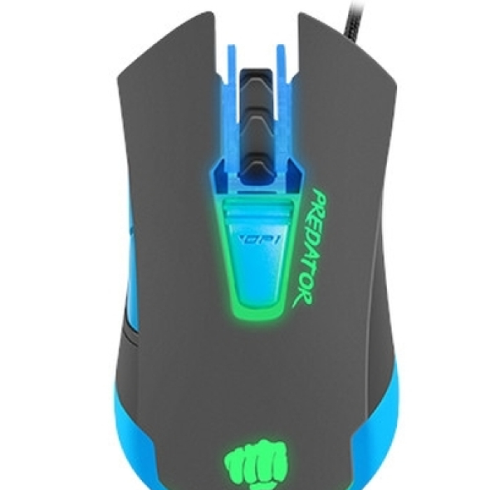 Fury Gaming mouse, Predator 4800PDI, optical with software, Black