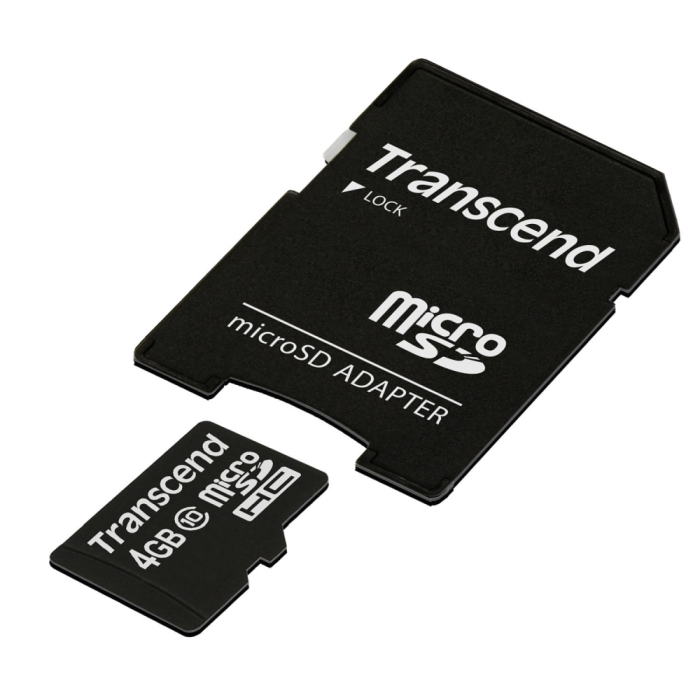 Transcend 4GB micro SDHC CARD (Class10) (тъмнейл - 1)