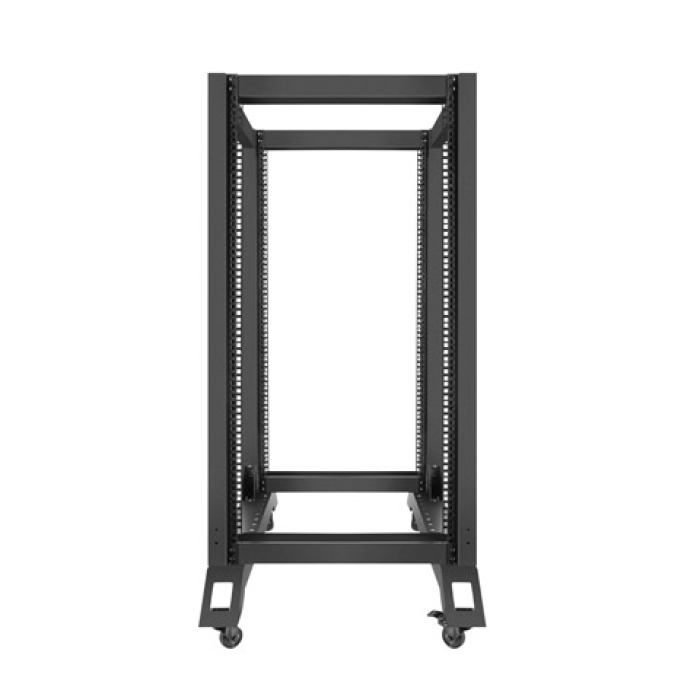 Lanberg open rack 22U 600x800, black (тъмнейл - 3)