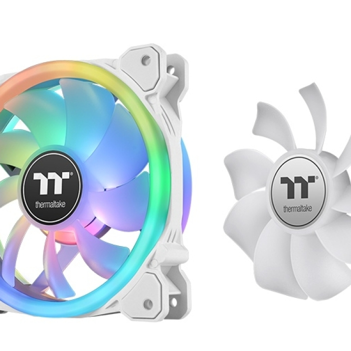 Thermaltake SWAFAN 14 RGB Radiator Fan TT Premium Edition 3 Pack White