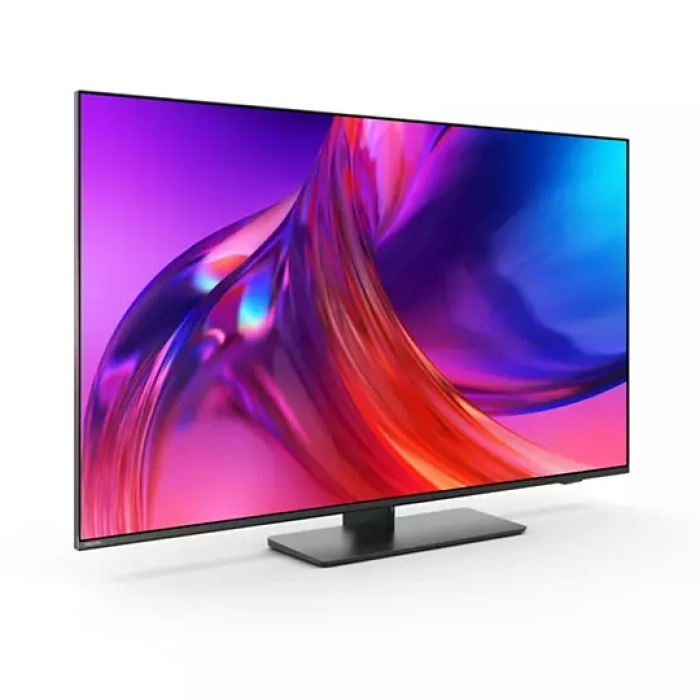 Philips 50PUS8818/12, 50" THE ONE, UHD 4K LED, 120 Hz, 3840x2160, DVB-T/T2/T2-HD/C/S/S2, Ambilight 3, HDR10+, Google TV, Dolby Vision/Atmos, Quad Core with Al, Swivel stand, 90% DCI/P3, 16GB, VRR FreeSync, BT5.0, HDMI 2.1, 2xUSB, Cl+, 802.11ac, Lan, (тъмнейл - 3)