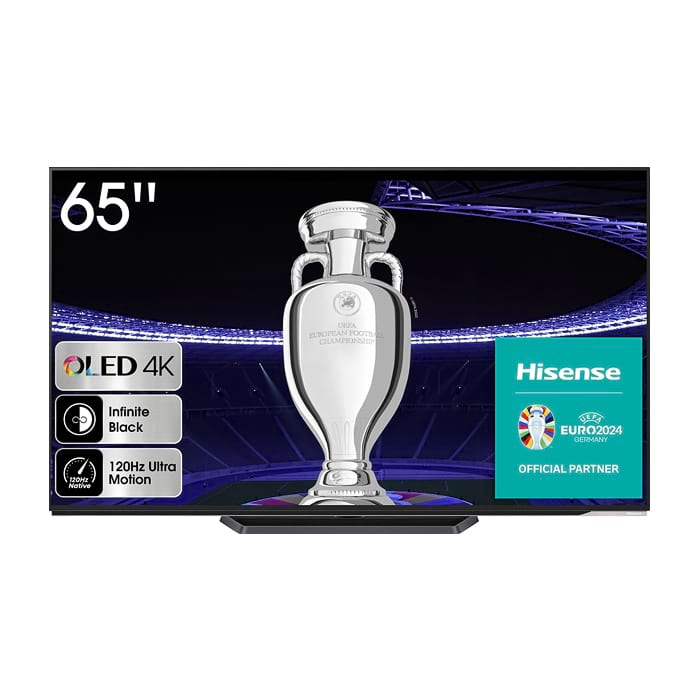 Hisense 65" A85K, 4K Ultra HD 3840x2160, OLED, 120Hz, IPS, HDR 10+, HLG, Dolby Vision IQ, Dolby Atmos, Smart TV, WiFi 6E, WiFi Direct, BT, Anyview Cast, 4xHDMI, 2xUSB, LAN, CI+, DVB-T2/C/S2, Black на супер цена