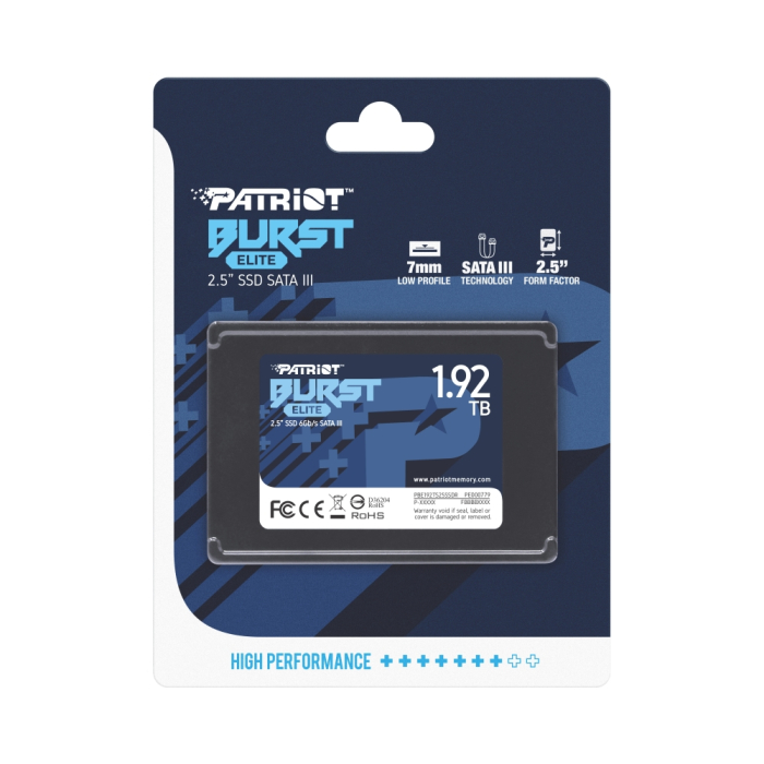 Patriot Burst Elite 1920GB SATA3 2.5 (тъмнейл - 4)