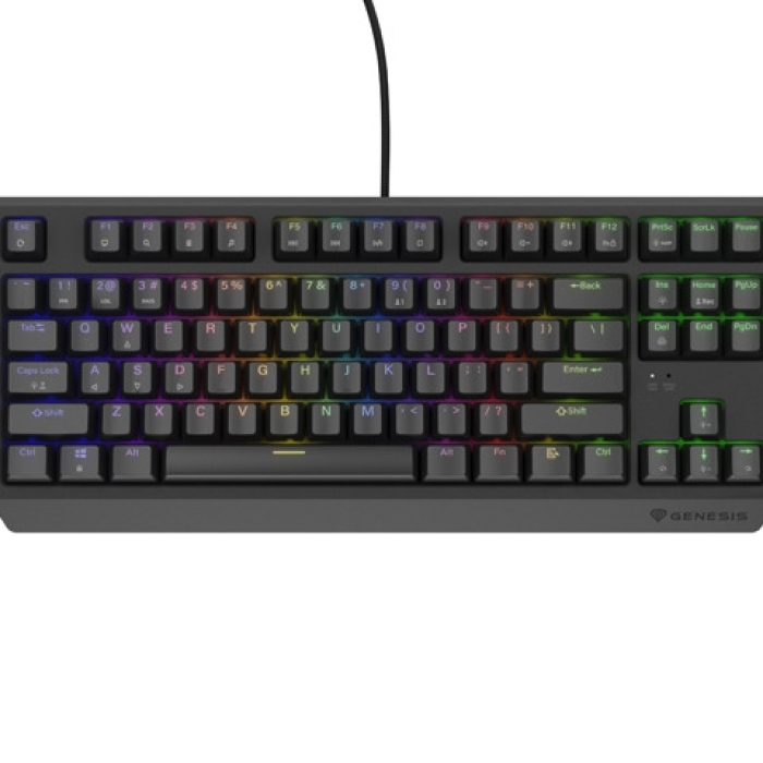 Genesis Gaming Keyboard Thor 230 TKL US RGB Mechanical Outemu Brown Black Hot Swap на супер цена