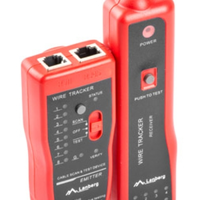 Lanberg multifunctional wire pair tracer RJ-45, RJ-12, RJ-11, coaxial